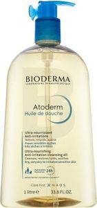 Bioderma Atoderm Huile de Douche čistící pěnivý olej pro suchou atopickou pokožku 1000 ml