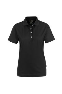 HAKRO Damen Poloshirt Coolmax (Polyesterfasern)® 206, schwarz, S