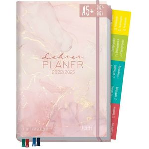 Lehrer-Planer A5+ 22/23 [Rosé Marmor]