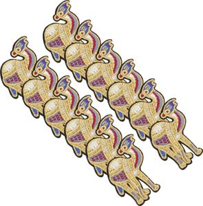 Výšivka Fabric Sticker,Vyšívaný motiv Applique,Batoh Výšivka Fabric Sticker,Oděvní záplaty,Iron záplaty,DIY Art Craft Šití