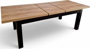 Großer ausziehbarer Tisch Leonardo 100x200, ausziehbar auf 300, Eiche Craft