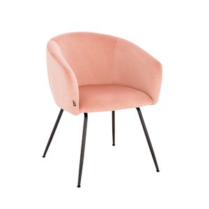 HOME DELUXE - Polsterstuhl ARIA - 1 Stück, Farbe: Samt Terrakotta - weiche Polsterung, bis 120 kg belastbar I Küchenstuhl Speisestühle Esszimmerstühle