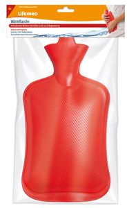 Lifemed Wärmflasche Fassungsvermögen: 2 Liter rot