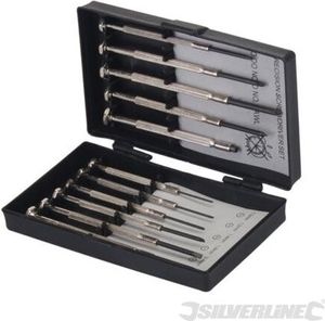 Silverline 633602 Präzisions-Schraubendreher 11-tlg. Satz