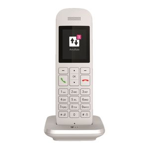 Telekom Sinus 12 Weiß Festnetztelefon schnurlos Farbdisplay Freisprechfunktion