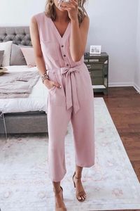 OMG Jumpsuit für Frauen Pixiphise rosa M