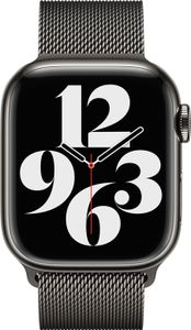 Apple Watch 38/40/41mm Milanaise Armband - Schwarz/Graphit