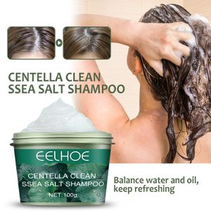 100g Meersalz Peeling Shampoo für nachwachsendes Haar, ölkontrollierendes Kopfhautpeeling für die Haarpflege