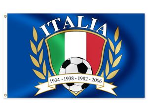 Länder Flaggen WM Fahnen WM-Fanartikel Maße 90x150 cm, Modell wählen:Italien Wappen