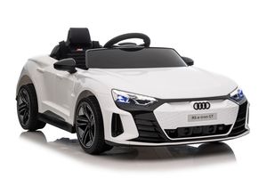 Audi E-Tron GT Kinder Elekto auto Kinderauto Kinderfahrzeug Kinder Elektroauto , Farbe:weiß