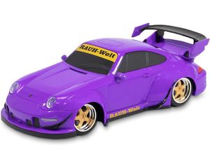 Maisto Tech 82340 - Ferngesteuertes Auto - Porsche 911 993 RWB (lila, Maßstab 1:24)