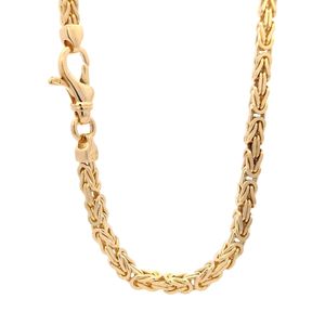 Goldkette Königskette Länge 19cm - Breite 3,0mm - 585-14 Karat Gold