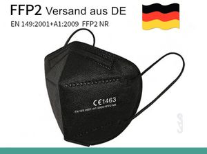 100 Stück Atemschutzmaske FFP2 Maske,Maske ≥95% EU CE 1463 mit Doppel-S-Klemmhaken