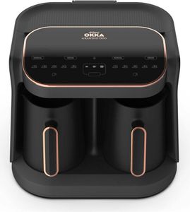Arzum Okka Grandio 1400W Duo Mokka-Kaffeemaschine Schwarz, Bronze Fassungsvermoegen Tassen=10 Display