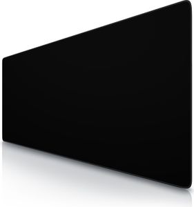 Titanwolf - XXXL Oversize Mouse Pad 1600x600mm - Gaming Mousepad Large - 160x60 cm Table Pad Large Size - poprawia precyzję i szybkość - do myszy i klawiatury - Black