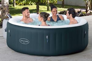 Bestway® LAY-Z-SPA® Energiespar-Whirlpool Miami AirJet™ für 6 Personen Ø 196 x 66 cm, Dunkelgrün