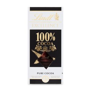 Lindt EXCELLENCE Extra hořká čokoláda 100% kakaa, 50g