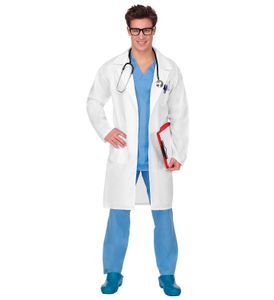 Kostým doktora s plášťom, veľkosť:XL