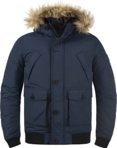 SOLID SDFrio Herren Winterjacke Herrenjacke Jacke mit Kunstfell-Kapuze