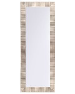 BELIANI Závesné zrkadlo na stenu zlaté 50 x 130 cm zarámované moderná súčasná obývacia izba chodba