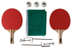 Idena Tischtennis-Set "Champ" /  mit Netz und 2 Tischtennisschläger