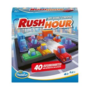 Ravensburger Rush Hour - Pomysłowa gra o korkach. Gra logiczna od Thinkfun dla chłopców i dziewczynek w wieku od 8 lat 76599
