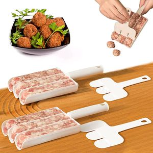 2 Sätze Meatball Maker, Fleischbällchen Maker mit Schneidspaten