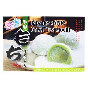 Yuki & Love Reiskuchen mit grünem Tee - japanische Mochi