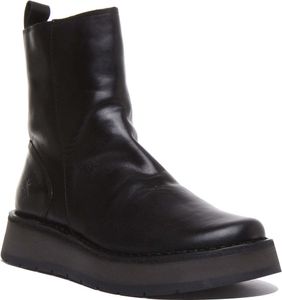 Fly London RENO053 Frauen Plattform Sohle Stiefelette Schwarz – 3 Großbritannien - 36 EU - 5,5/6 US / Schwarz