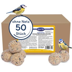 50 Stk. Lyra Pet® Premium Meisenknödel ohne Netz à 85 g