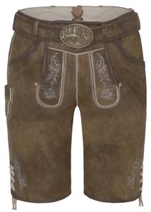 Spieth & Wensky Herren Trachten Lederhose, TG-Dettelbach (421960-0256), Größe:48, Farbe:Holz (5920)