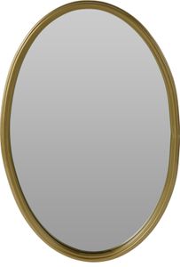 Spiegel Wandspiegel Badspiegel Garderobe Oval Goldfarben 32x48cm A170