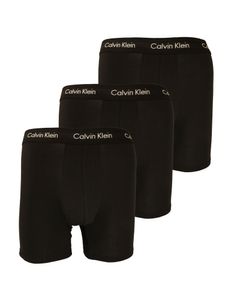 Calvin Klein Herren 3er-Pack aus Baumwoll-Stretch-Boxershorts, Schwarz XL