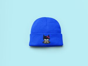 Top Kinder Wintermützen Hello Kitty Batman Katzen Mütze Kids beanie winter warm