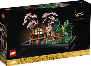 LEGO 10315 Icons Garten der Stille, botanical Zen-Garten-Set für Erwachsene mit Lotusblumen, anpassbare Schreibtisch-Dekoration, inspiriert von Japan, achtsames Geschenk für Frauen und Männer