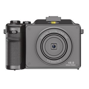 INF Digitálny fotoaparát 4K/48MP/18X digitálny zoom/anti-shake/automatické zaostrovanie/duálny fotoaparát Grey