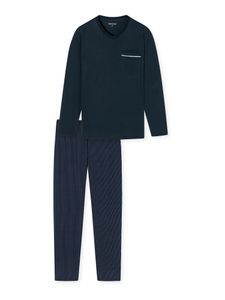 Schiesser schlafanzug pyjama schlafmode Comfort Fit dunkelblau 110