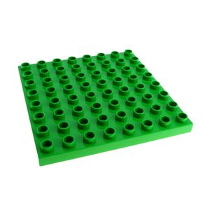 1x Lego Duplo Bau Platte 8x8 hell grün Zoo Farm Set 5649 3596 4246953 51262