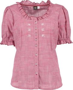 Trachtenbluse Editha mittelrot 38 Trachtenbluse Editha mittelrot 38