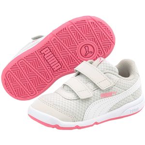 Puma Mädchen-Slipper-Kletter-Sneaker Stepfleex 2 Mesh VE V Inf Grau , Farbe:grau, EU Größe:24