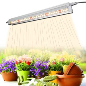 2x T5 LED Pflanzenlampe Vollspektrum Pflanzenlicht Erweiterbar Grow Lampe für Zimmerpflanzen