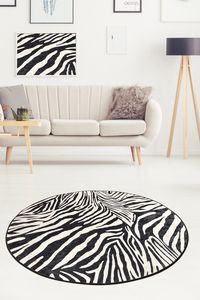 Conceptum Hypnose, Zebra- Zebra  CHL, Bunt, Kurzflorteppiche, 50% Samtgewebe / 50% Polyester