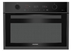 Grundig GEKW 19400 DX Kompaktofen mit Mikrowellenfunktion - dark inox