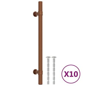 vidaXL Möbelgriffe 10 Stk. Bronzen 160 mm Edelstahl