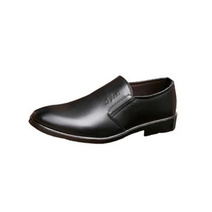 Herren Dressschuhe Oxfords Schuhe Business Lederschuh Slip on Komfort Flats Schwarz#1,Größe:EU 40