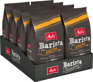 MELITTA Ganze Kaffeebohnen Barista Crema 8 x 1 kg ausgewogen harmonisch Stärke 3