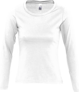 SOLS Majestic Damen Longsleeve / T-Shirt, Langarm PC314 (L) (Weiß)
