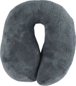 Walser Travelmaid Nackenrolle für Erwachsene aus weichem Fleece anthrazit, 30799