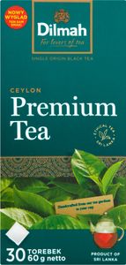 Dilmah Ceylon Premium Tee Klassischer Schwarzer Tee 60 G (30 X 2 G)