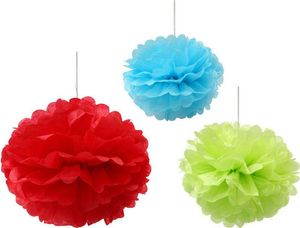 Bommeln Ø 20 cm Ø 30 cm 3 Stück Bunt